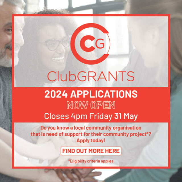 ClubGrants applications are now open, get yours in today!

Each year through ClubGrants, clubs across NSW provide support to tens of thousands of local community organisations, sporting groups, and charities that make a difference in their local area.

Applications close Friday 31st May at 4pm, find out more via the link in our bio!

#wentyleagues #clubgrants