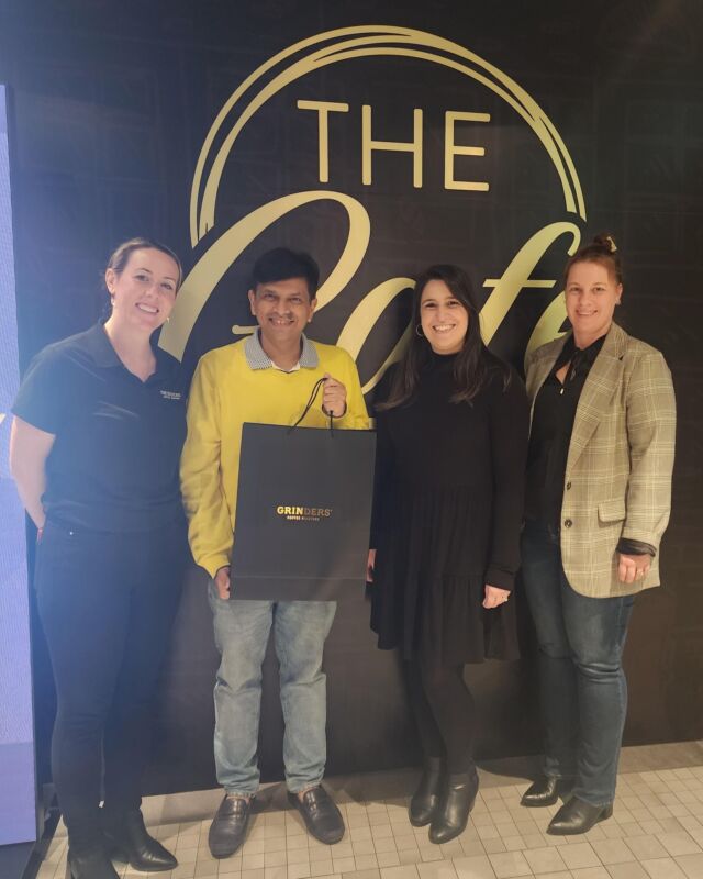 Congratulations to our member, Mihir! 🎉

Mihir won our recent promotion in partnership with @grinderscoffee and took home a $1000 Airbnb voucher, a $100 hand grinder, and 1kg of Grinders coffee beans. 🏖️☕✨

Some of the Grinders and Wenty team had the pleasure of meeting with Mihir to hand over his prize and chat about his passion for coffee. It's always inspiring to see the enthusiasm and love for coffee in our community.

Congratulations again, Mihir! Enjoy your prize and happy brewing! ☕🎉

#WentyLeagues #GrindersCoffee #Winner #Congratulations #CoffeeLovers