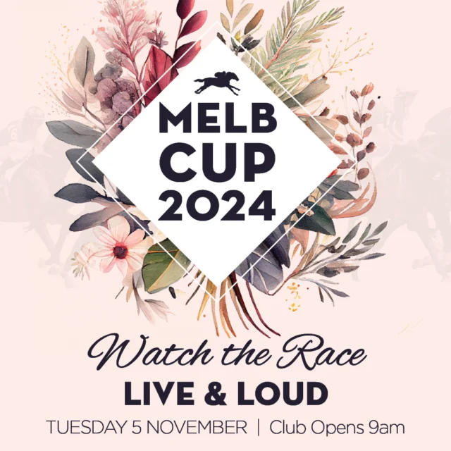 Melbourne Cup Day at Wenty!

🎶 Live Music from 11am

🍴 Spring Carnival specials including freshly shucked oysters and seafood platters

🥂 Magpie Bar open from 9am

🏇 The Melbourne Cup, LIVE and LOUD throughout the whole venue! 

#wentyleagues #melbournecup